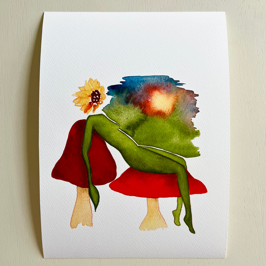 Flower - Watercolor Print